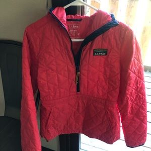 LL Bean 1/4 zip pullover hoodie